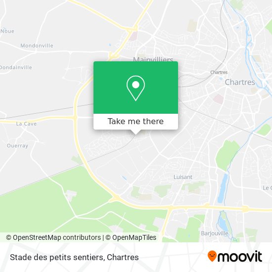 Stade des petits sentiers map