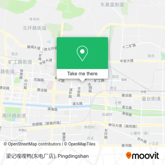 梁记嘎嘎鸭(东电厂店) map