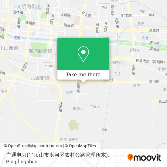 广通电力(平顶山市湛河区农村公路管理所东) map