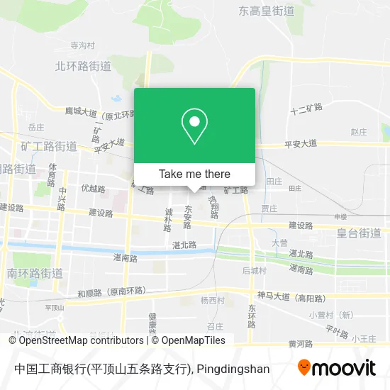 中国工商银行(平顶山五条路支行) map