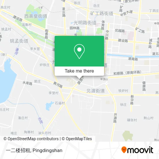 一二楼招租 map