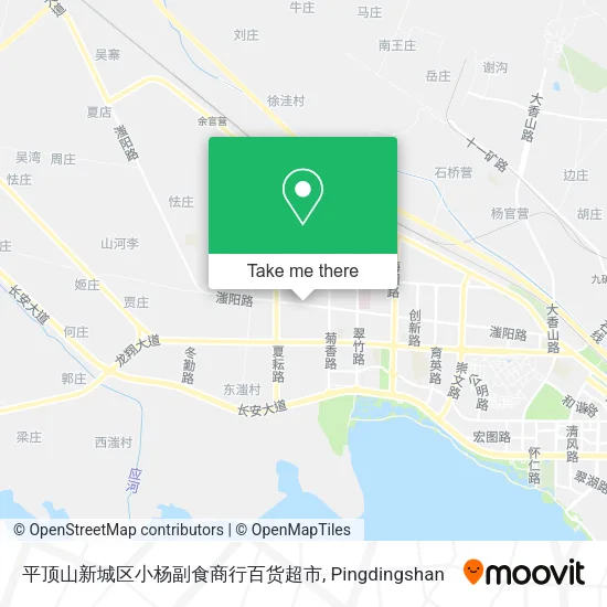 平顶山新城区小杨副食商行百货超市 map