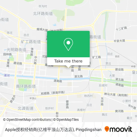 Apple授权经销商(亿维平顶山万达店) map