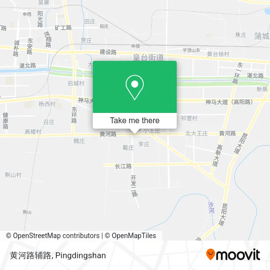 黄河路辅路 map