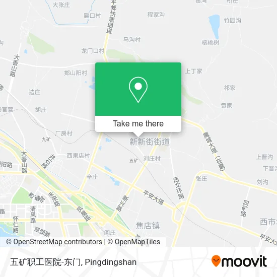 五矿职工医院-东门 map