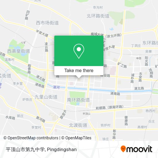 平顶山市第九中学 map