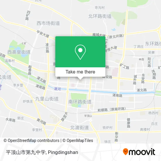 平顶山市第九中学 map