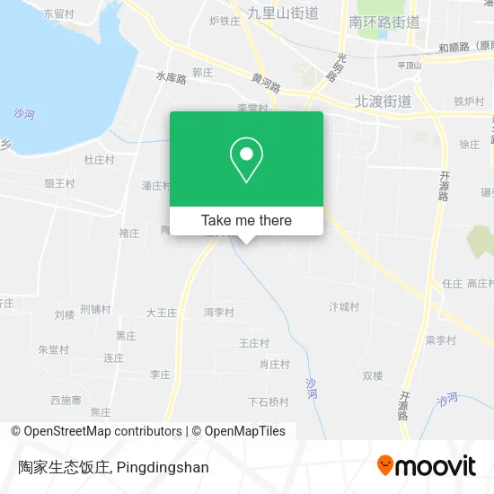陶家生态饭庄 map