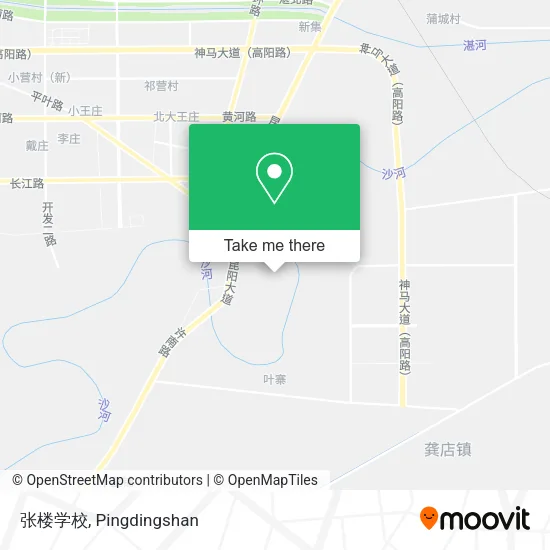 张楼学校 map