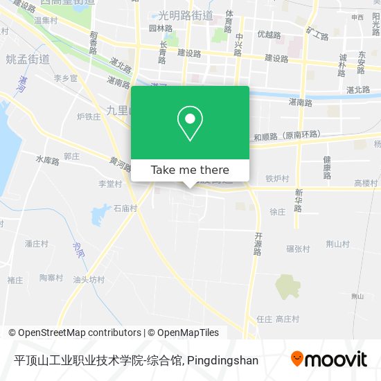 平顶山工业职业技术学院-综合馆 map