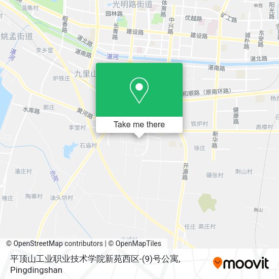 平顶山工业职业技术学院新苑西区-(9)号公寓 map