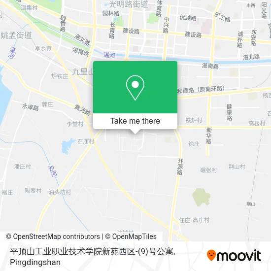 平顶山工业职业技术学院新苑西区-(9)号公寓 map