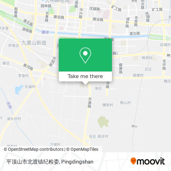 平顶山市北渡镇纪检委 map