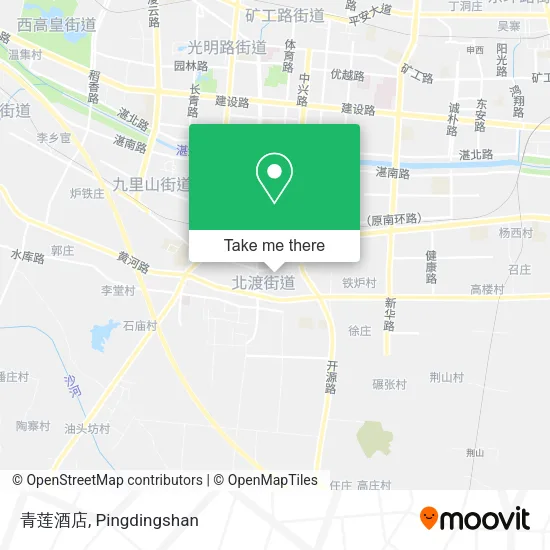青莲酒店 map