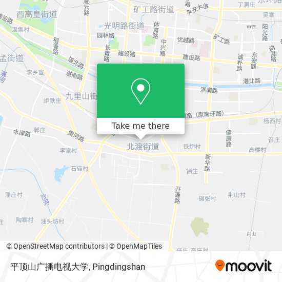 平顶山广播电视大学 map