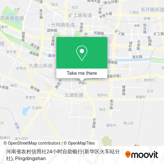河南省农村信用社24小时自助银行(新华区火车站分社) map