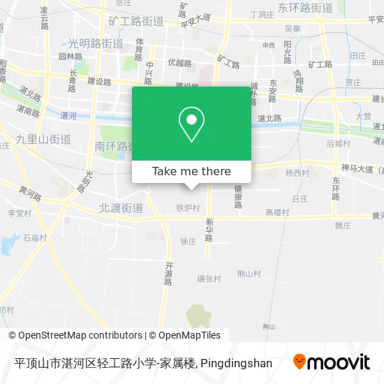 平顶山市湛河区轻工路小学-家属楼 map