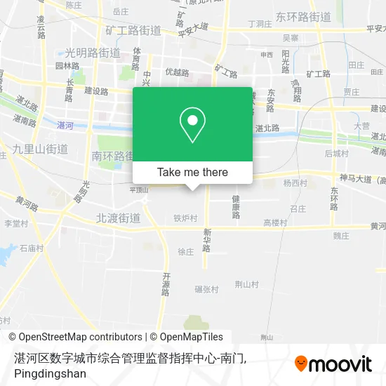湛河区数字城市综合管理监督指挥中心-南门 map
