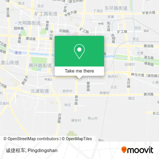 诚捷租车 map