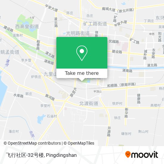 飞行社区-32号楼 map