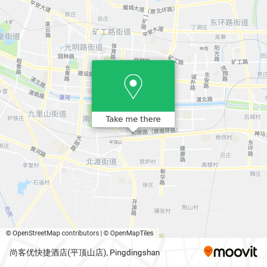 尚客优快捷酒店(平顶山店) map