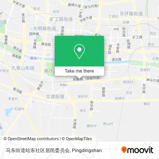马东街道站东社区居民委员会 map