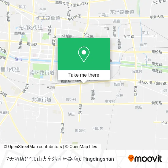7天酒店(平顶山火车站南环路店) map