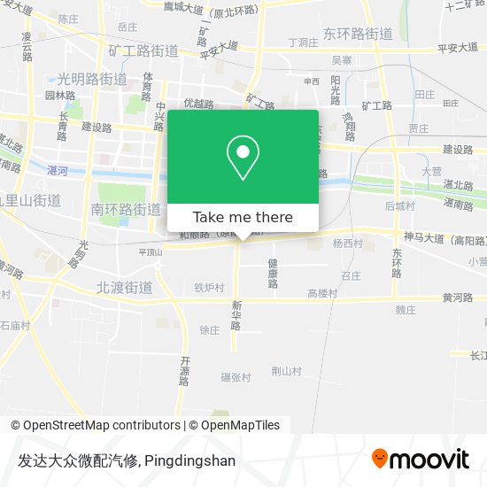 发达大众微配汽修 map