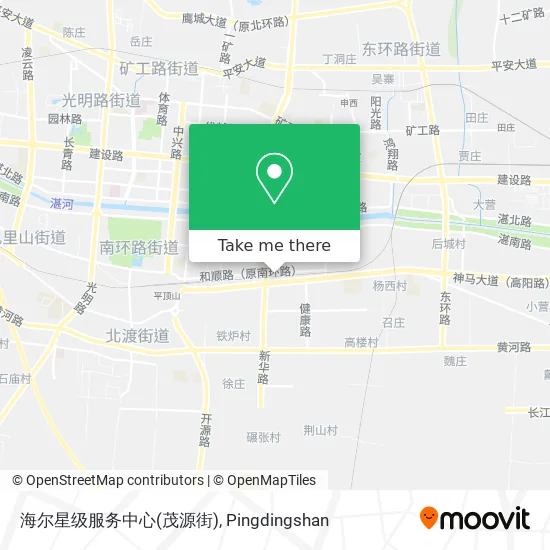 海尔星级服务中心(茂源街) map