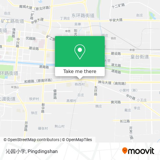 沁园小学 map