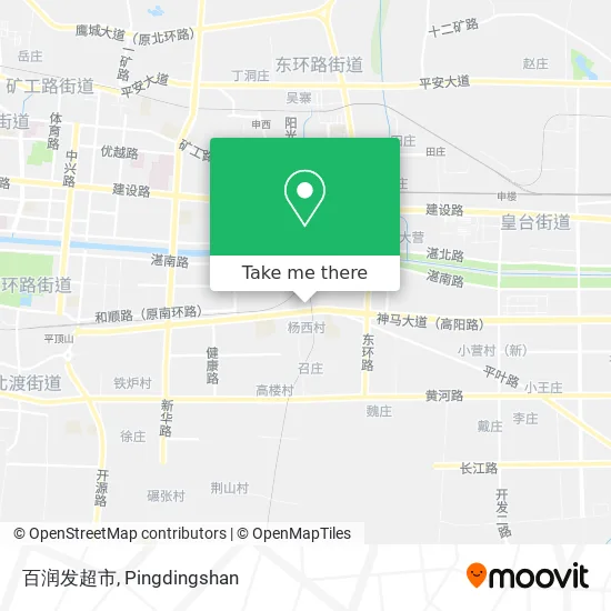 百润发超市 map