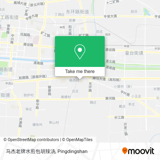 马杰老牌水煎包胡辣汤 map