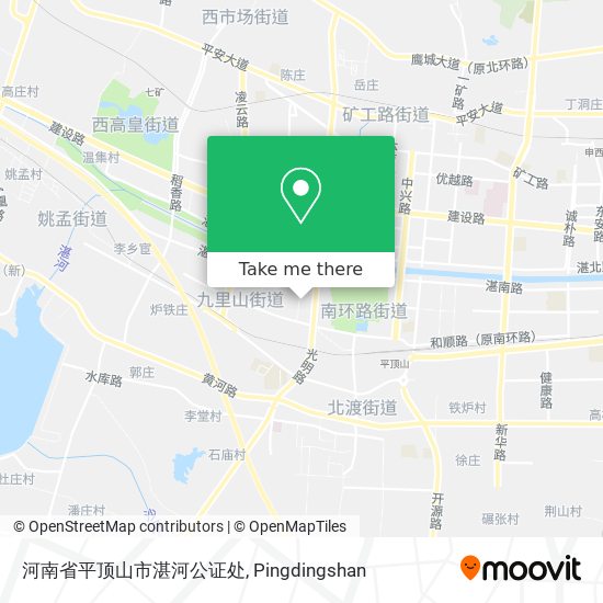 河南省平顶山市湛河公证处 map