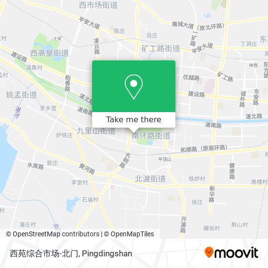 西苑综合市场-北门 map