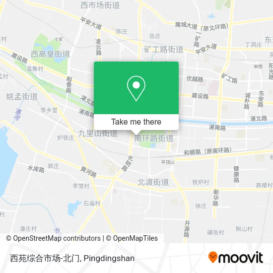 西苑综合市场-北门 map