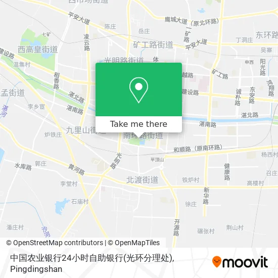 中国农业银行24小时自助银行(光环分理处) map