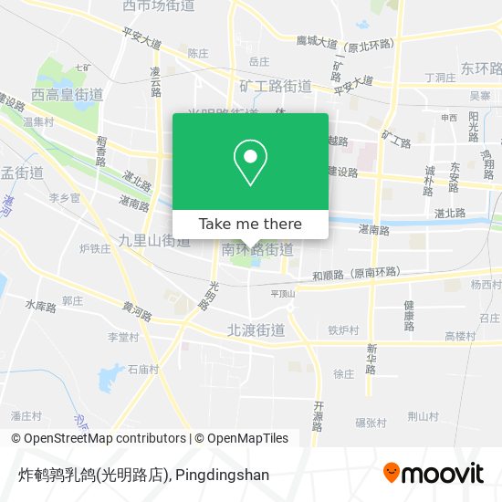 炸鹌鹑乳鸽(光明路店) map