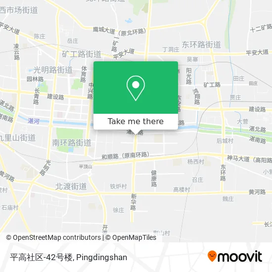 平高社区-42号楼 map