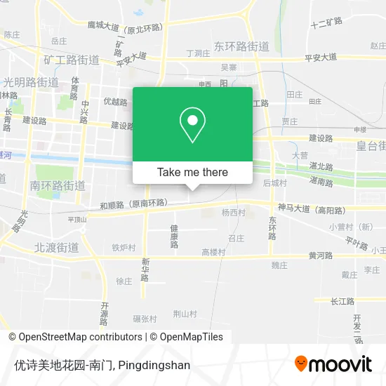 优诗美地花园-南门 map