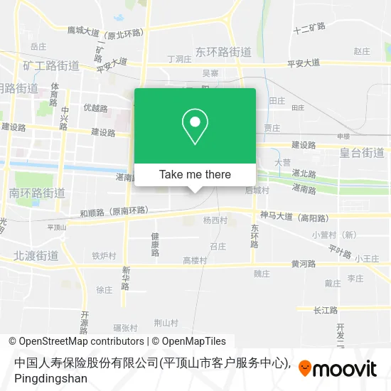 中国人寿保险股份有限公司(平顶山市客户服务中心) map
