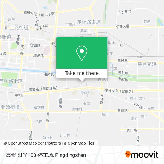 高煜·阳光100-停车场 map