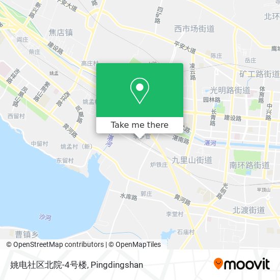 姚电社区北院-4号楼 map