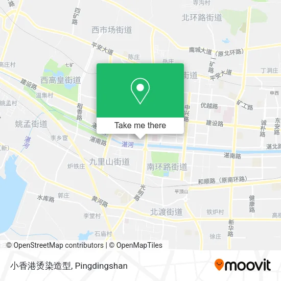 小香港烫染造型 map