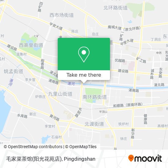 毛家菜茶馆(阳光花苑店) map