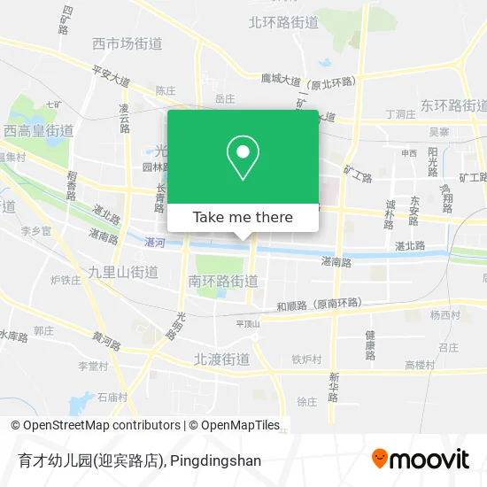 育才幼儿园(迎宾路店) map