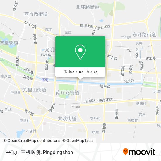 平顶山三梭医院 map