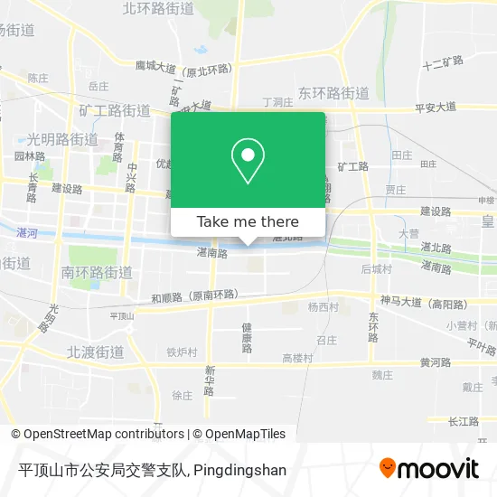 平顶山市公安局交警支队 map