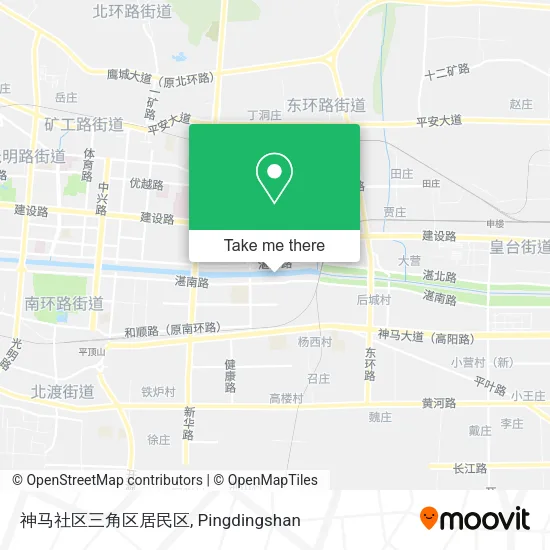 神马社区三角区居民区 map