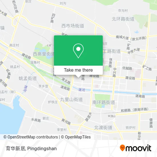 育华新居 map