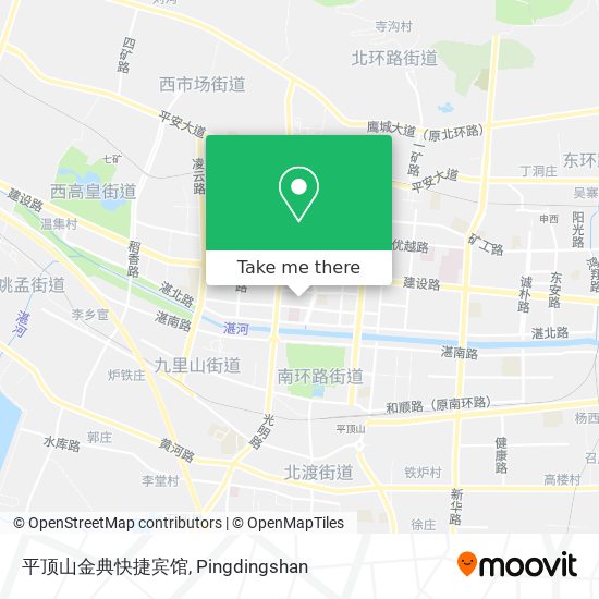 平顶山金典快捷宾馆 map